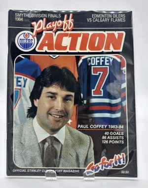 Action Edmonton Oilers Official Program 1984 Smythe Division Finals